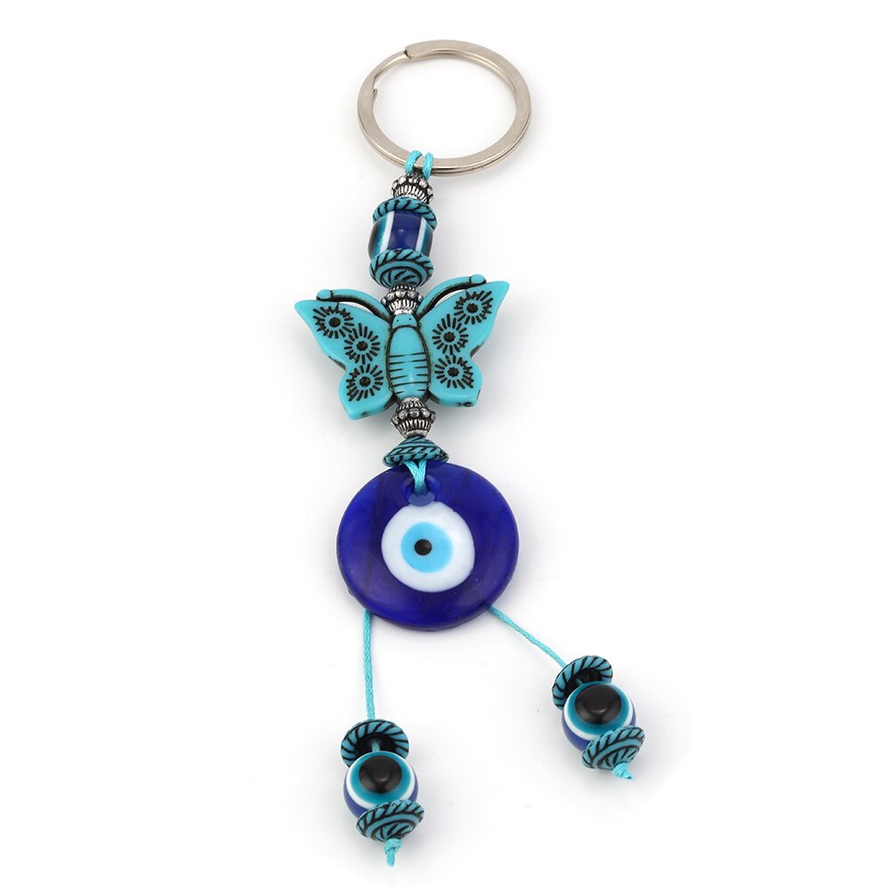 Eye butterfly keychain